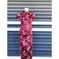 Ejderha Desenli Uzun Cheongsam