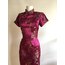 İpek Ejderhalı Uzun Cheongsam