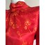 Siyah Şeritli Uzun Cheongsam