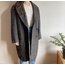 Vintage Yün Oversize Kaban 