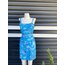 Vintage Floral Mini Elbise