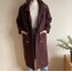 Vintage Oversize Yün Kaban