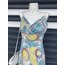 Vintage İpek Soyut Desen Elbise