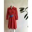 Maxi Yaka Vintage Elbise