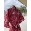 Çiçekli Japon Kimono