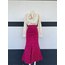 Vintage Fuşya Polkadot Etek