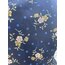 Vintage Floral Midi Elbise - S/M