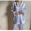 Saten Beyaz Pijama Takımı