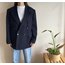 Vintage Yün Oversize Blazer