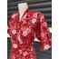 Çiçekli Japon Kimono