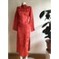 Siyah Şeritli Uzun Cheongsam