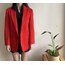 Vintage Kırmızı Blazer
