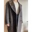 Vintage Yün Oversize Kaban 