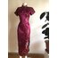İpek Ejderhalı Uzun Cheongsam