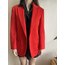 Vintage Kırmızı Blazer