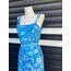 Vintage Floral Mini Elbise