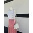 Vintage Pembe Maxi Etek
