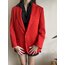 Vintage Kırmızı Blazer