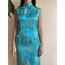 Lotus İpek Cheongsam