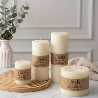 BEREKET Doğal Soya Wax Uçucu Yağlı Baton Mum 240 Gr