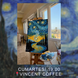 13 HAZİRAN CUMARTESİ 19.00 TUVAL ÜZERİNE RESİM /VINCENT COFFEE