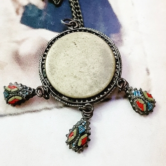 İtalyan Micromosaic Kolye