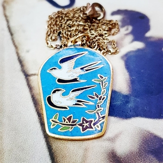 Cloisonne Mineli Kolye