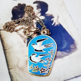 Cloisonne Mineli Kolye