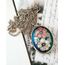 Fish Damgalı Cloisonne Locket