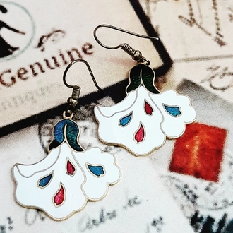 Cloisonne Mineli Küpe