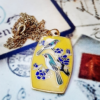 Cloisonne Mineli Kolye