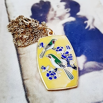 Cloisonne Mineli Kolye