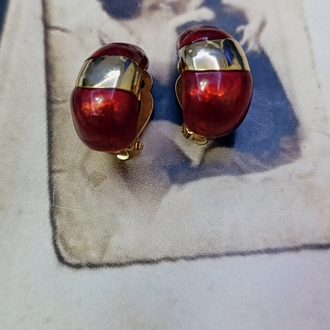 Vintage Mineli Küpe