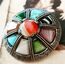 Miracle Damgalı Scottish Agate Celtic Broş