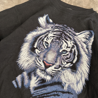 Vintage Oldschool Baskılı Hoodie (M)