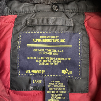 ALPHA INDUSTRIES B-15 Pilot Ceketi (L)