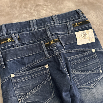 Jeansnet Vintage Tasarım Kot Pantalon