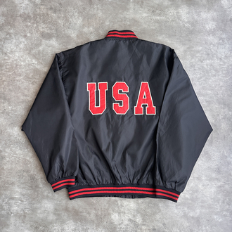 Vintage USA Bomber Ceket (M)