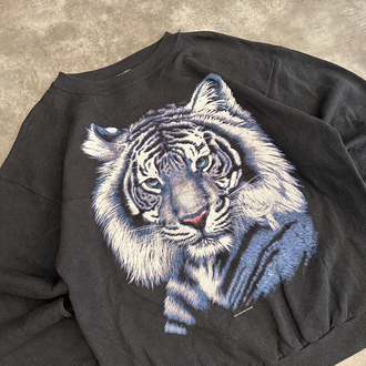 Vintage Oldschool Baskılı Hoodie (M)