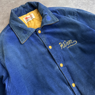 80s/90s Vintage Kadife Kolej Ceketi (M)