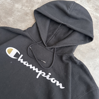 Vintage Champion Big Logo Hoodie (M)