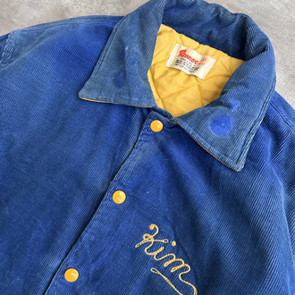 80s/90s Vintage Kadife Kolej Ceketi (M)