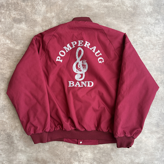 Vintage Amerikan Bordo Kolej Ceket (M)