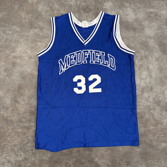 Vintage Medfield Retro Basketbol Forma (L)