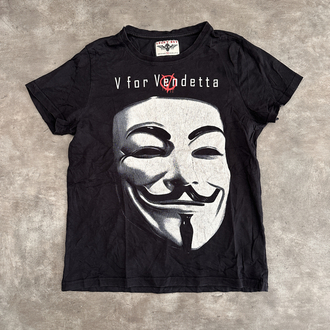 V For Vendatta Vintage Oldschool Tişört (Xs)