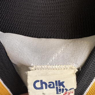 90s Chalk Line Steelers Kolej Ceket (XL)