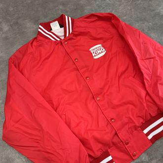 Vintage Burger King Bomber Ceket (M)
