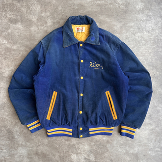 80s/90s Vintage Kadife Kolej Ceketi (M)