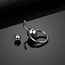 Kasisli Halkalı 316L Cerrahi Çelik Piercing 14G