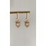 Taşlı Gold Küpe